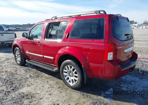 2008 Nissan Pathfinder Le V8 из США, поврежденный, VIN 5N1BR18A98C601950